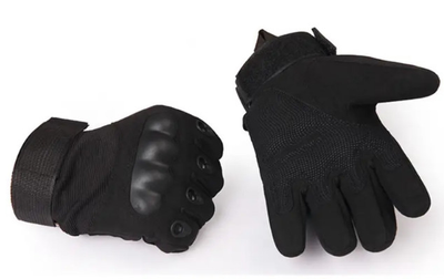 Полнопалые перчатки походные армейские защитные охотничьи FQ16S007 Черный L (Kali)
