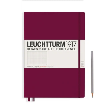Блокнот Leuchtturm1917 MasterSlim A4+ 22,5х31,5 см Винный в точку (359787)