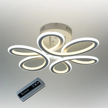 Потолочная LED люстра, светильник светодиодный Sunlight белый 097/124W WHT
