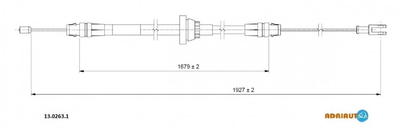 Трос ручника ADRIAUTO 1302631 Ford Transit 1355035, 1447349, 1484632