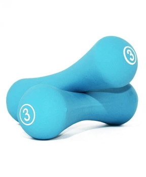 Гантели неопрен Neoprene dumbbell Голубой 2х3кг (LS2002-B3)