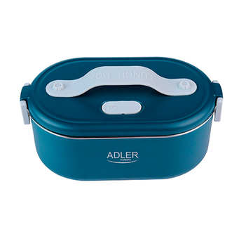 Ланч-бокс Adler AD 4505 пищевой контейнер с подогревом 0.8 л до 70°C Синий (94232805)
