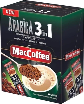 Кавовий напій 3в1 MacCoffee Arabica 16 г x 20 шт