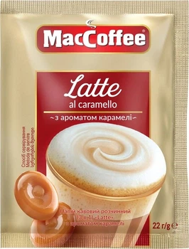 Кофейный напиток 3в1 MacCoffee Latte с ароматом карамели 22 г x 20 шт