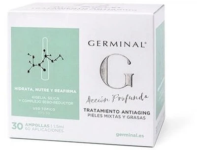 Сироватка для обличчя Germinal Deep Action Anti-Aging Mixed Skins and Fats 30 x 1.5 мл (8430445317326)