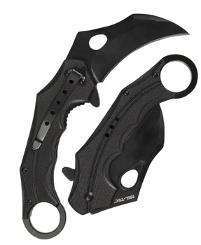 Ніж складаний Mil-Tec G10 Karambit Black 15301402