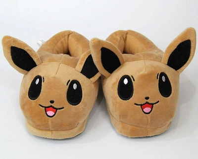 Кімнатні тапочки кігурумі Kigurumi Пікачу м'які тапки плюшеві 35-41 Коричневі