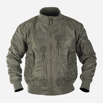 Куртка тактическая мужская MIL-TEC US Tactical Flight Jacket 10404601 S 182 Olive (2000980619061)