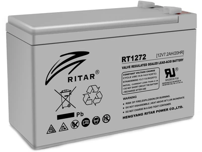 Аккумулятор мультигелевый Ritar RT1272 12V 7.2 Ah AGM VRLA
