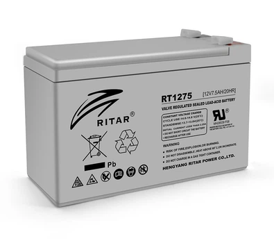 Аккумулятор мультигелевый Ritar RT1275 12V 7.5 Ah AGM VRLA