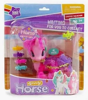 Игровой набор Пони с аксессуарами Lovely Horse Розовый
