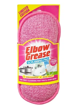 Губка для чищення абразивна Elbow Grease Scrubbing Pad Pink 1шт