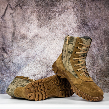 Демисезонные Берцы Тактические Ботинки Мужские Кожаные 43р (28,5 см) MBD-000033-RZ43