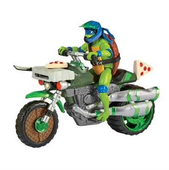 Игровой набор Playmates Toys Черепашки-Ниндзя III TMNT Леонардо на мотоцикле