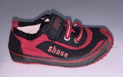 Кеди дитячі Xifa Kids 50786 25(р) 14см чорний з червоним