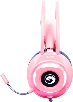 Навушники Marvo HG8936 White-LED Pink (6932391904626)