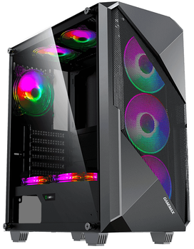 Корпус GameMax Revolt Black, без БЖ