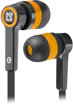 Słuchawki Defender Pulse 420 Czarny/Pomarańczowy (4714033634205)