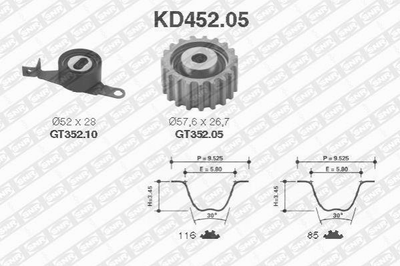 Комплект ГРМ SNR NTN KD45205