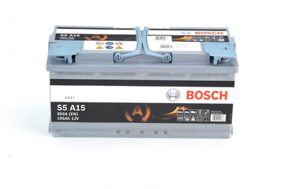 Аккумулятор BOSCH 0092S5A150 Audi A6, A7, A4, A8, TT, A5; BMW 5 Series, 6 Series, X4, X3, X6; Porsche Cayenne; Hyundai H-350; Citroen Jumper; Fiat Ducato 000915105CF, 4L0915105, 5GM915105AD