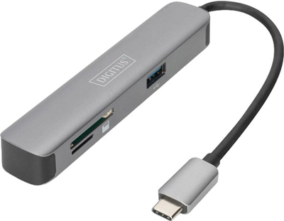 Док-станція Digitus Travel USB-C 5 портів (4016032472568)