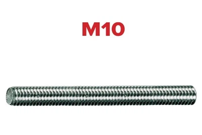 Шпилька метровая DIN 975 кл.пр. 5.8 М10 х 1000 мм (25 шт.)