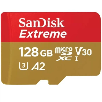 Карта пам'яті SanDisk 128GB microSD class 10 UHS-I U3 Extreme (SDSQXAA-128G-GN6MA)