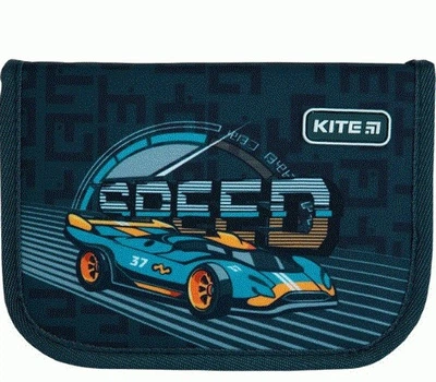 Пенал твердий одинарний 621 Speed 20х14 х 3.5 см Kite