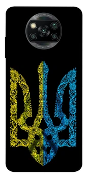 Чохол Xiaomi Poco X3 NFC/Poco X3 Epik Print Series Жовтоблакитний герб