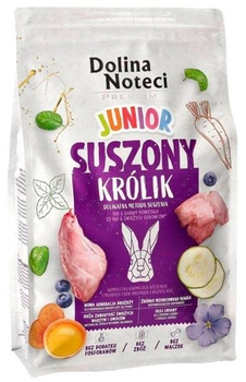 Sucha karma Dolina Noteci Premium Junior z królikiem dla szczeniąt i młodych psów wszystkich ras 4 kg (5902921399490)