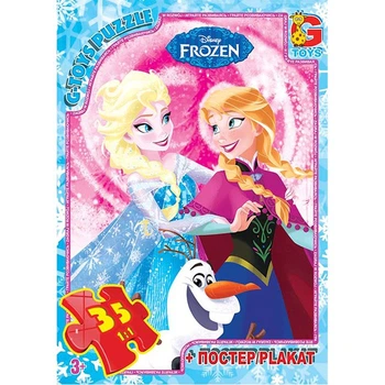 Пазлы Холодное сердце + постер 35 элем Gtoys (FR051) (228024)