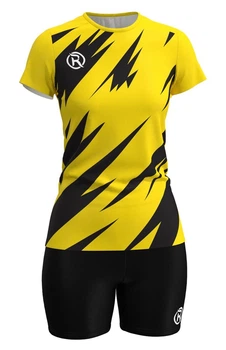 Форма волейбольна жіноча RIGO RAPTOR Black-Yellow 3XL