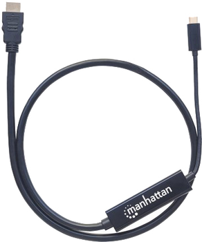 Кабель Manhattan USB 3.1 Type-C M - HDMI M 1 м (766623152235)