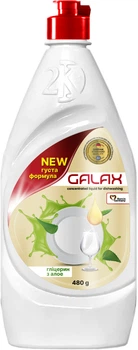 Концентрированная жидкость для мытья посуды Galax Глицерин с алоэ вера 480 мл (4262396143020)