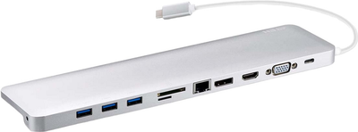 Stacja dokująca Aten USB Type-C 10 portów (UH3234) White (4719264647352)
