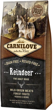 Сухий корм для дорослих собак всіх порід Carnilove Raindeer 12 кг (8595602508884)