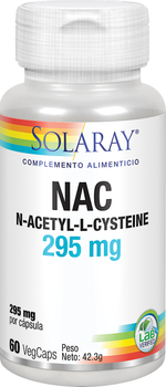 Suplement diety Solaray NAC 295 mg 60 kapsułek (0076280813531)