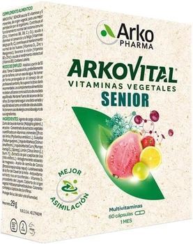 Suplement diety Arkopharma Arkovital Pure Energy Senior 50+ 60 kapsułek (3578830122942)