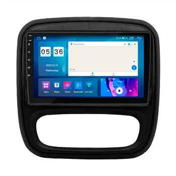 Штатная магнитола Lesko для Renault Trafic III 2014-2021 IPS 9" 4/64Gb CarPlay 4G Wi-Fi GPS Prime Рено