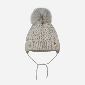 Czapka zimowa dla dzieci STING Hat 20K One Size Beżowa (5905999070407)