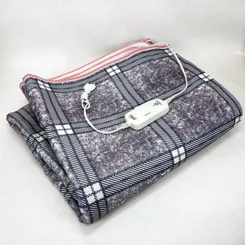 Электрическая простынь. Простынь с подогревом Electric Blanket 150х180см. Цвет: серый с фиолетовым оттенком