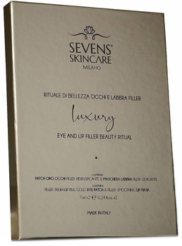 Serum do twarzy Sevens Skincare Eye & Lip Beauty Ritual Filler Luxury 2 Pieces 50 ml (8699501222367)