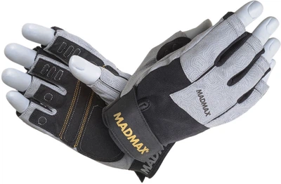 Рукавички для фітнесу MadMax MFG-871 Damasteel Grey/Black M