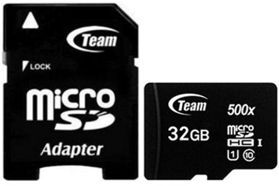 Karta pamięci Team microSDHC 32GB Class 10 UHS-1 (TUSDH32GCL10U03)