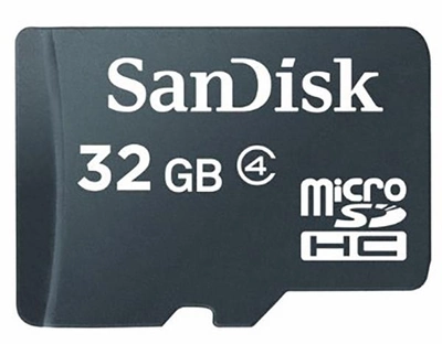 Карта пам'яті SanDisk microSD 32GB Class 4 (SDSDQM-032G-B35)