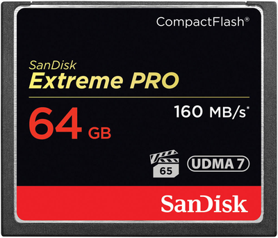 Karta pamięci SanDisk CompactFlash Extreme Pro 64GB (SDCFXPS-064G-X46)