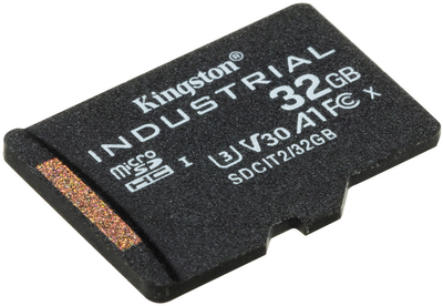 Карта памяти Kingston microSDHC 32GB Industrial Class 10 UHS-I V30 A1 (SDCIT2/32GBSP)