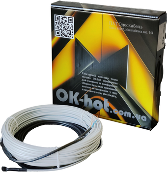 Нагрівальний кабель OK-hot 17 100 Вт 6 м (ok-hot-17-100w)