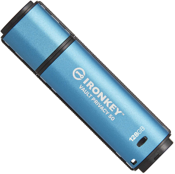 Pendrive Kingston IronKey Vault Privacy 50 128GB USB 3.2 Type-A Blue (IKVP50/128GB)