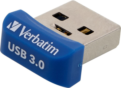 Флеш пам'ять USB Verbatim Store 'n' Stay NANO 32GB USB 3.0 Blue (0023942987109)